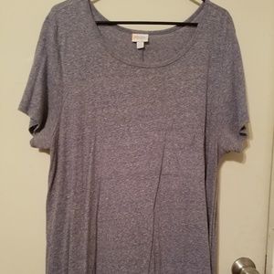 LuLaRoe Carly - 2XL - Heathered blue grey